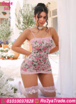 لانجري وردي بالورود 562