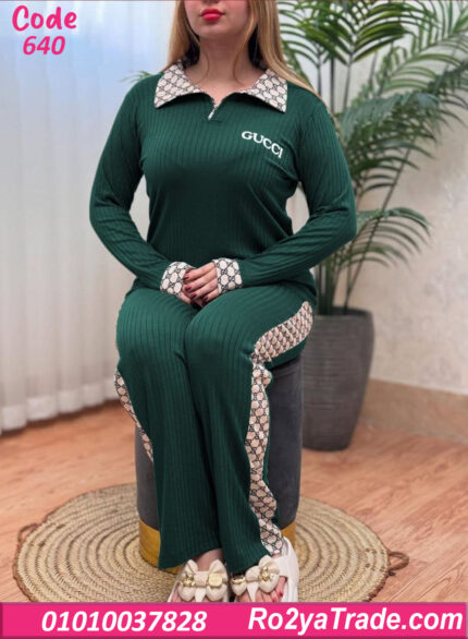 ترنج شتوي حريمي جوتشي بياقة