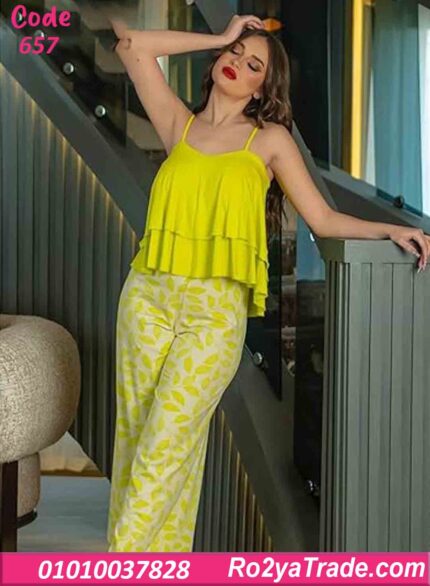 بيجامة حريمي صيفي كود 657