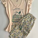 بيجامة حريمي صيفي كرتوني